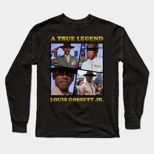 Louis Gossett Jr - A True Legend - Vintage Long Sleeve T-Shirt